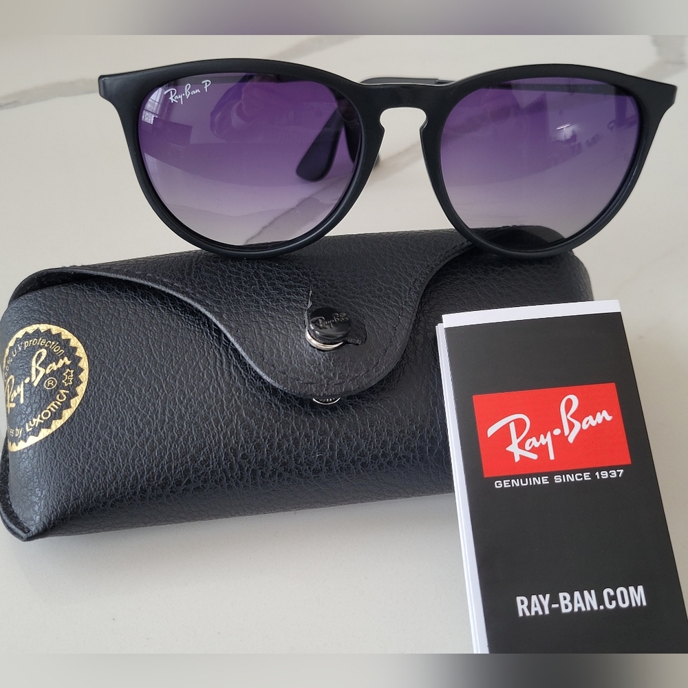 Ray-Ban Erika Matte Black Sunglasses